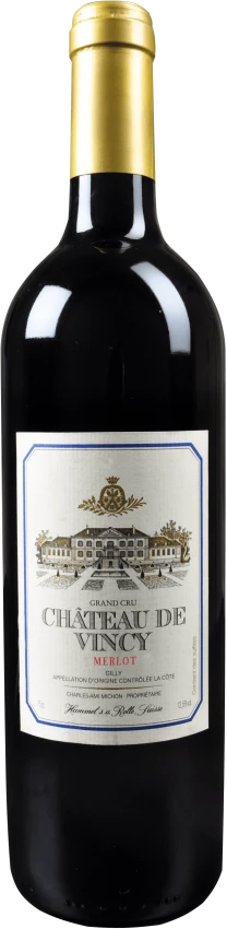Château de Vincy - Merlot - Grand Cru - Gilly Grand Cru La Côte  2018